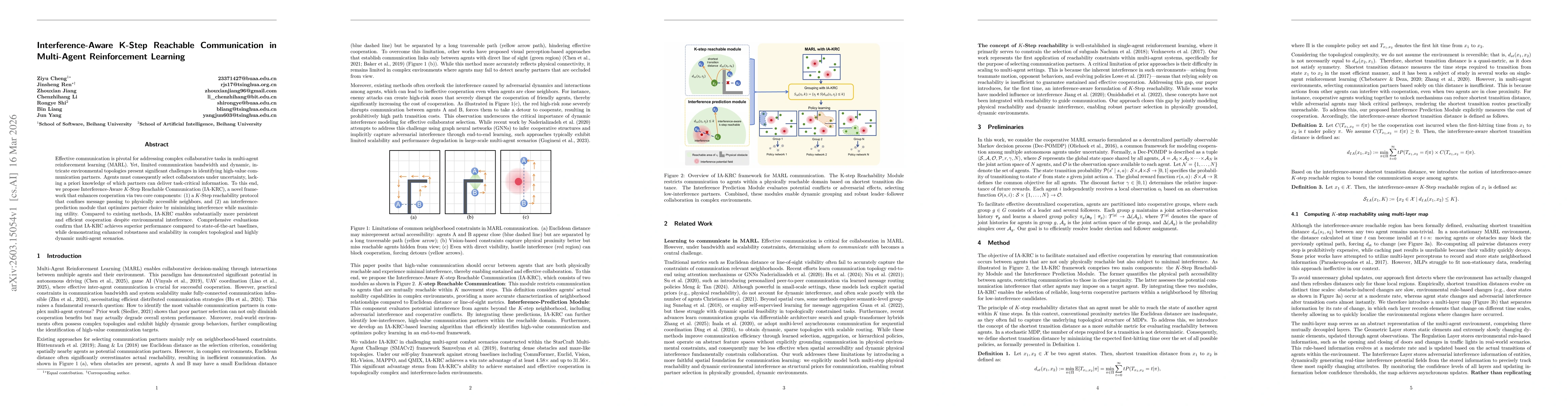 Thumbnail for Interference-Aware K-Step Reachable Communication in Multi-Agent Reinforcement Learning