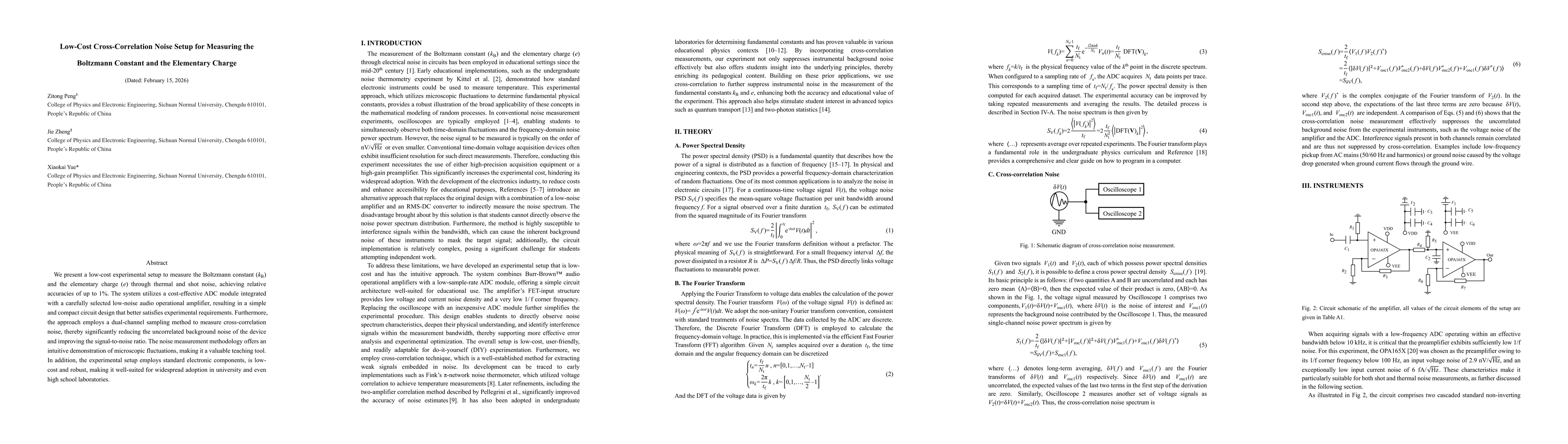 Thumbnail for Low-cost cross-correlation noise setup for measuring the Boltzmann constant and the elementary charge