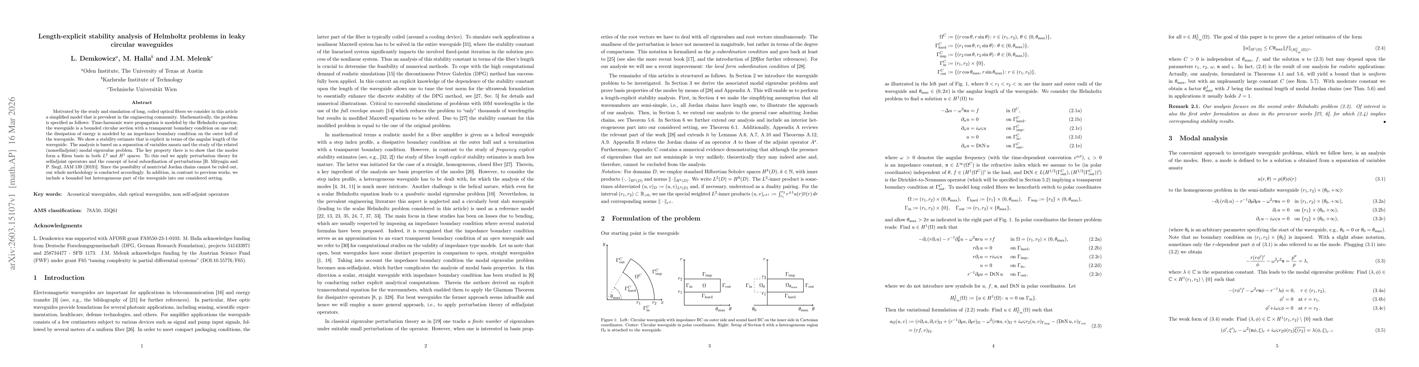 Thumbnail for Length-explicit stability analysis of Helmholtz problems in leaky circular waveguides
