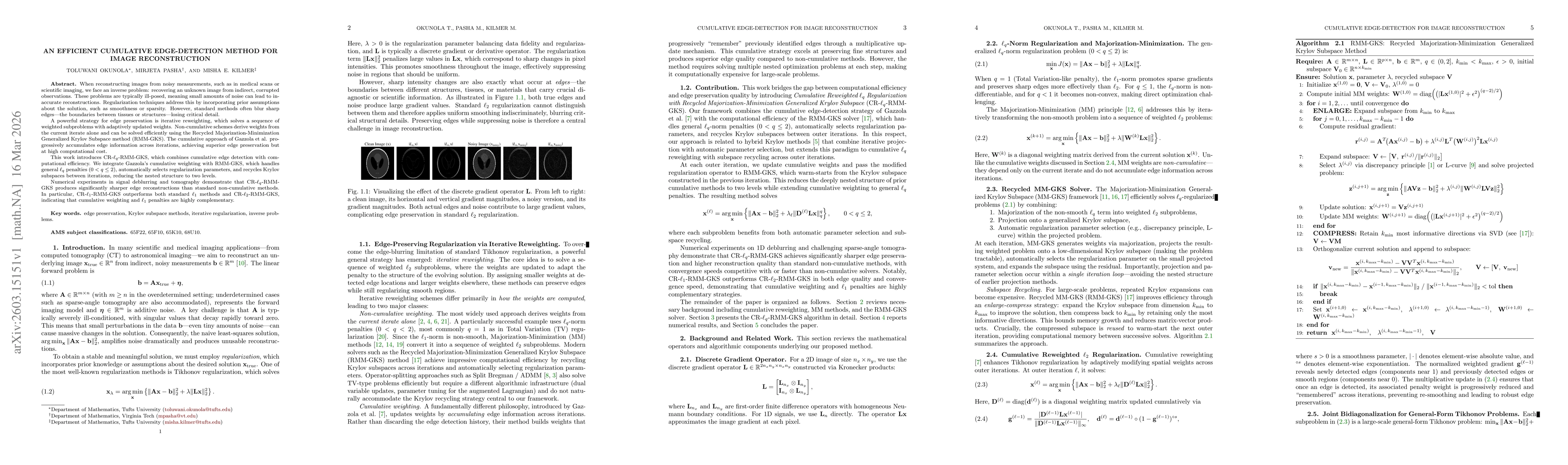 Thumbnail for An Efficient Cumulative Edge-Detection Method for Image Reconstruction