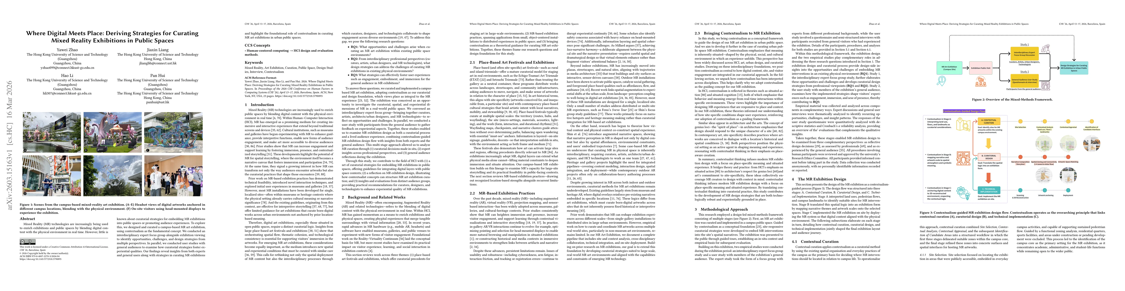 Thumbnail for Where Digital Meets Place: Deriving Strategies for Curating Mixed Reality Exhibitions in Public Spaces