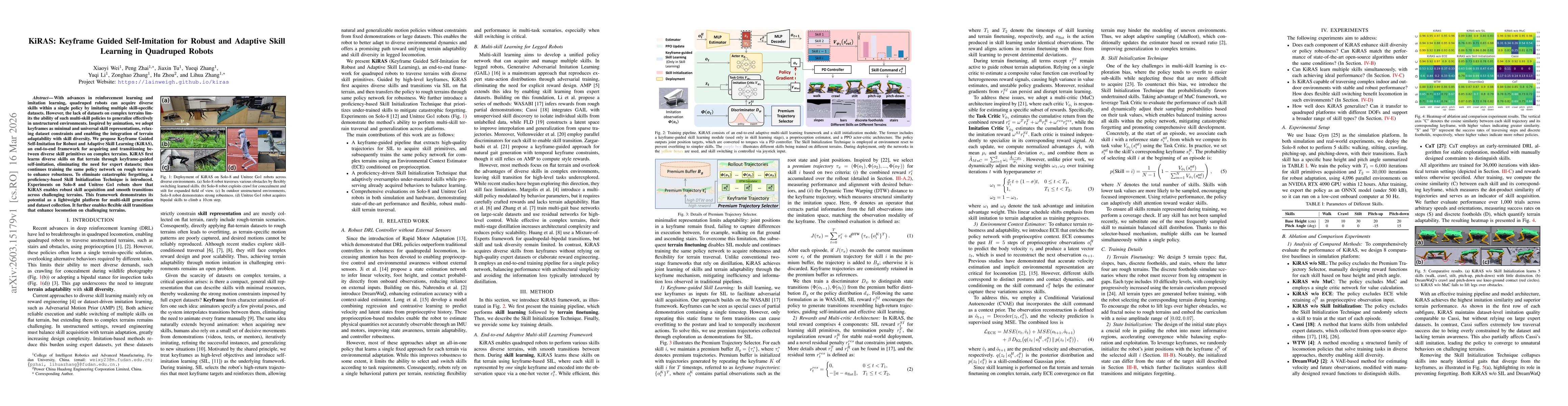Thumbnail for KiRAS: Keyframe Guided Self-Imitation for Robust and Adaptive Skill Learning in Quadruped Robots
