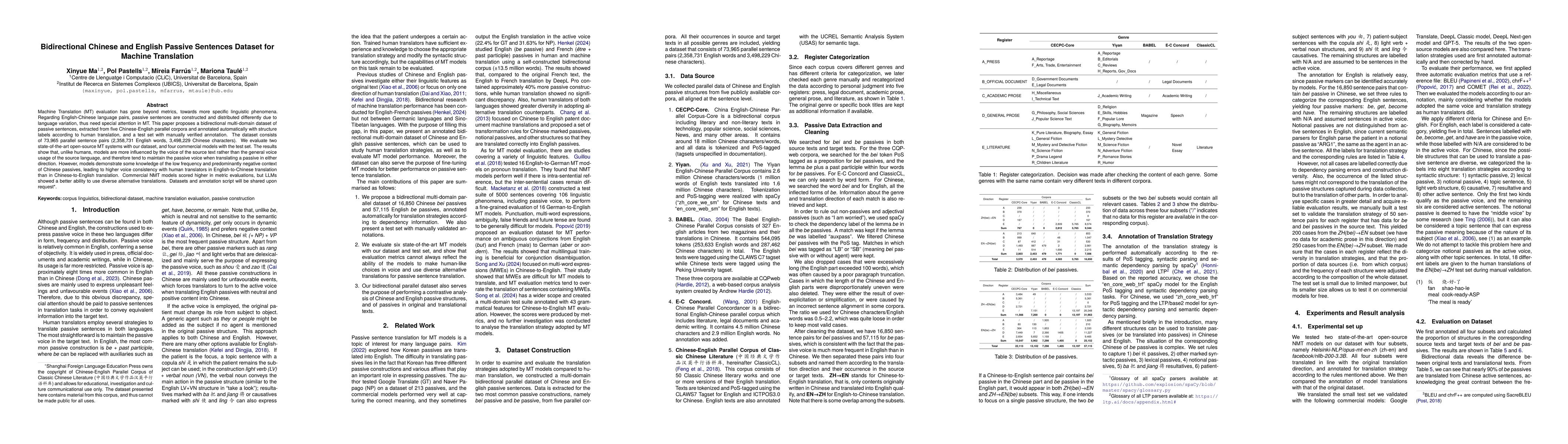 Thumbnail for Bidirectional Chinese and English Passive Sentences Dataset for Machine Translation
