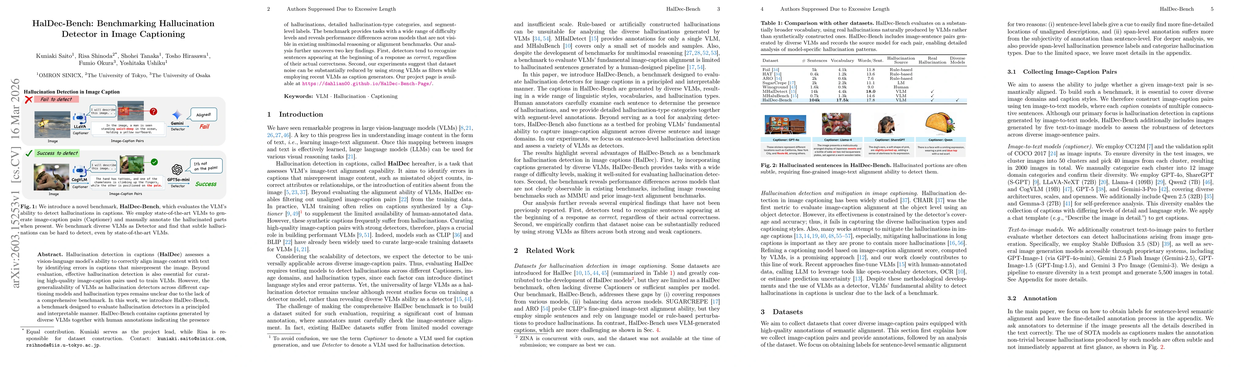 Thumbnail for HalDec-Bench: Benchmarking Hallucination Detector in Image Captioning