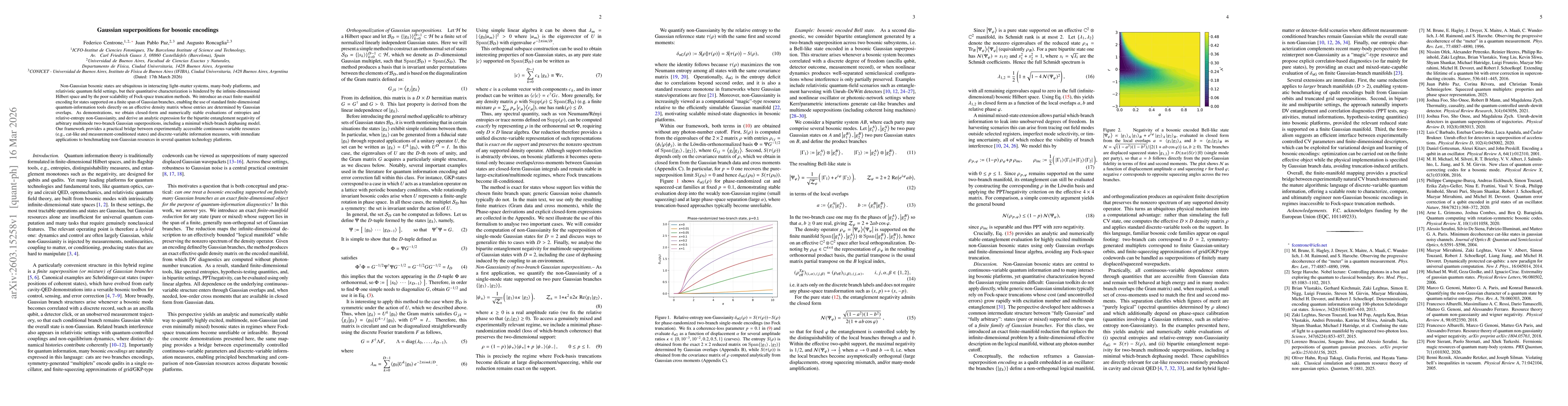 Thumbnail for Gaussian superpositions for bosonic encodings