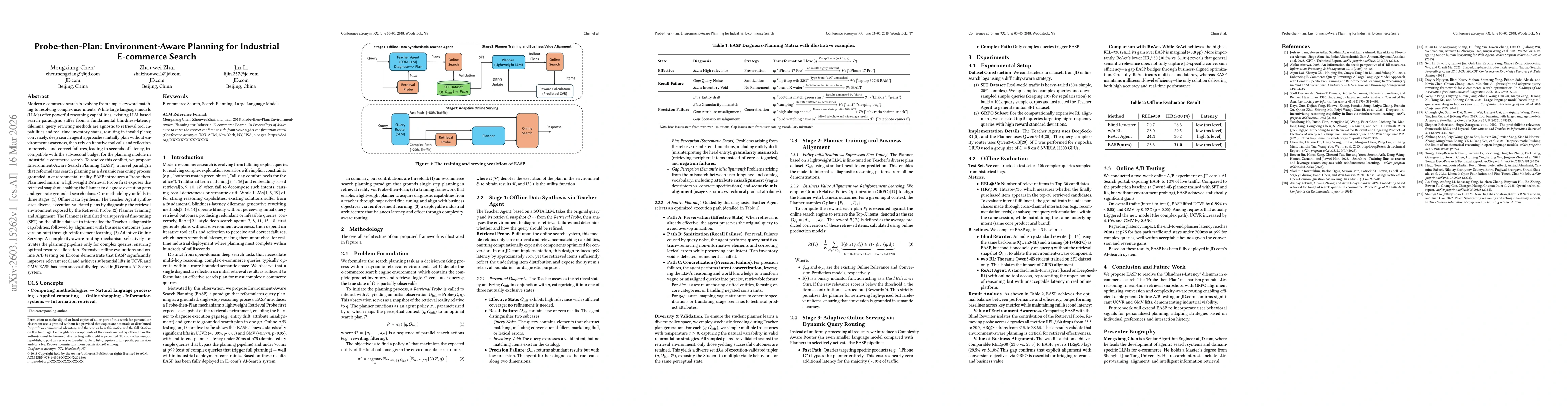 Thumbnail for Probe-then-Plan: Environment-Aware Planning for Industrial E-commerce Search