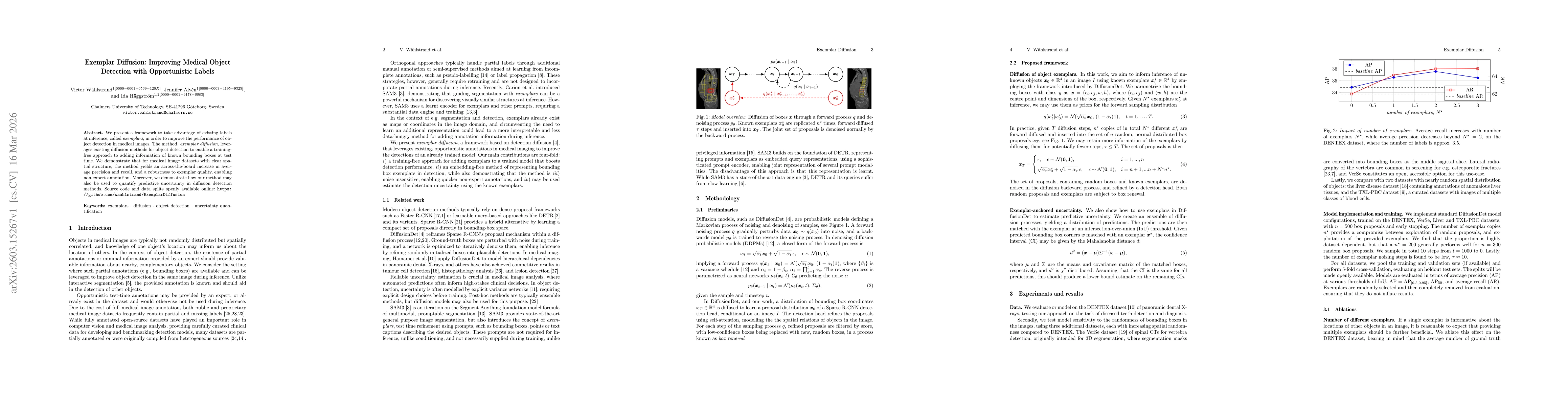 Thumbnail for Exemplar Diffusion: Improving Medical Object Detection with Opportunistic Labels