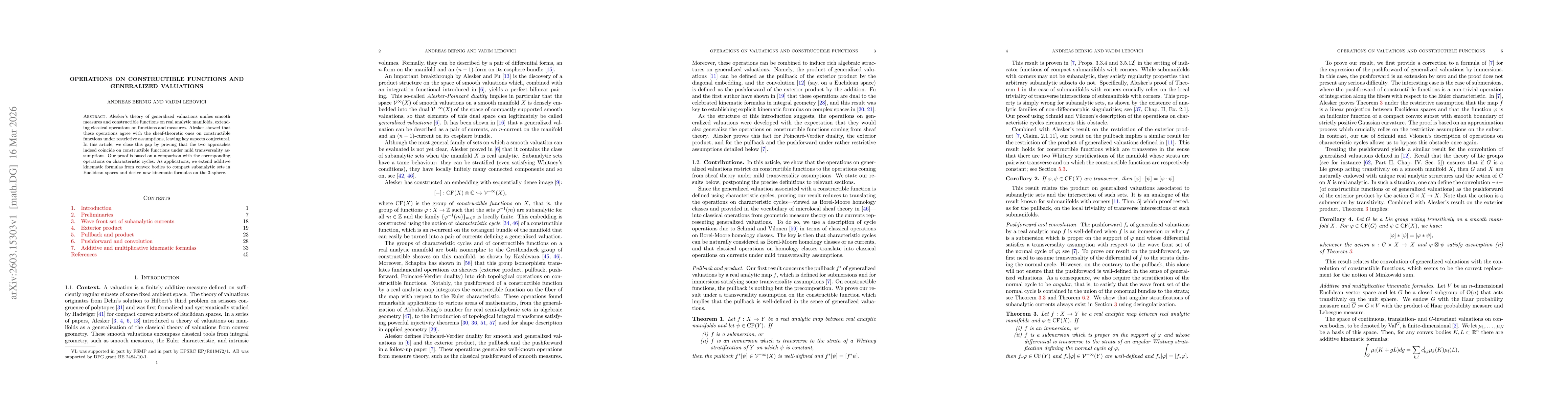 Thumbnail for Operations on constructible functions and generalized valuations