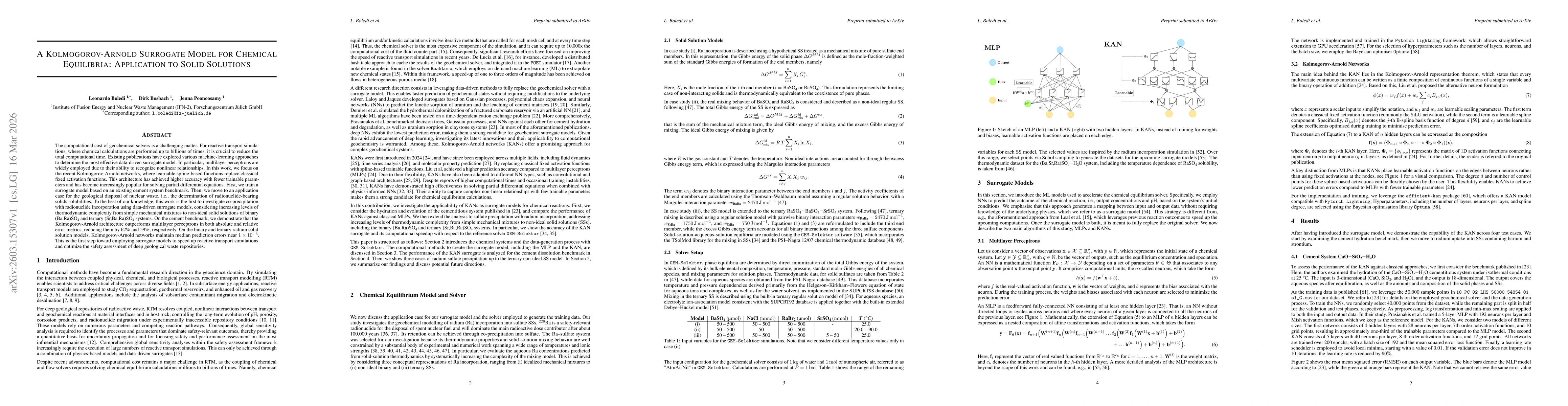 Thumbnail for A Kolmogorov-Arnold Surrogate Model for Chemical Equilibria: Application to Solid Solutions