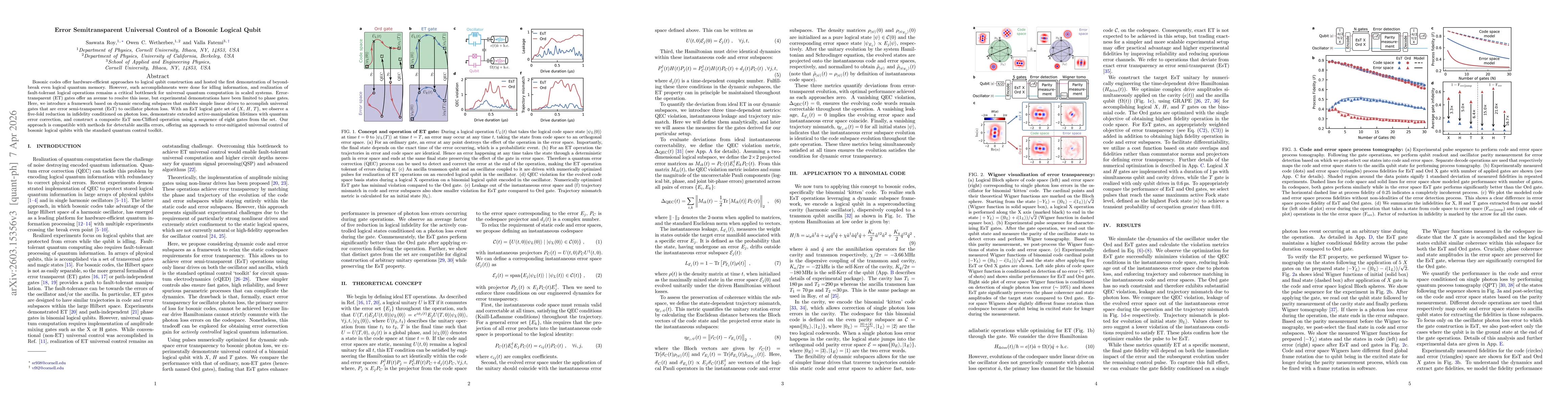 Thumbnail for Error semitransparent universal control of a bosonic logical qubit