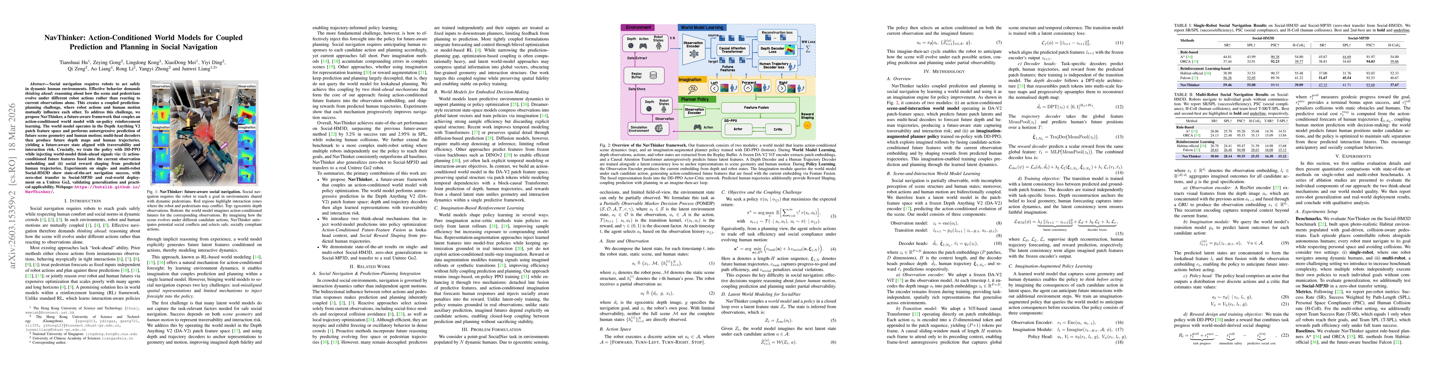 Thumbnail for NavThinker: Action-Conditioned World Models for Coupled Prediction and Planning in Social Navigation