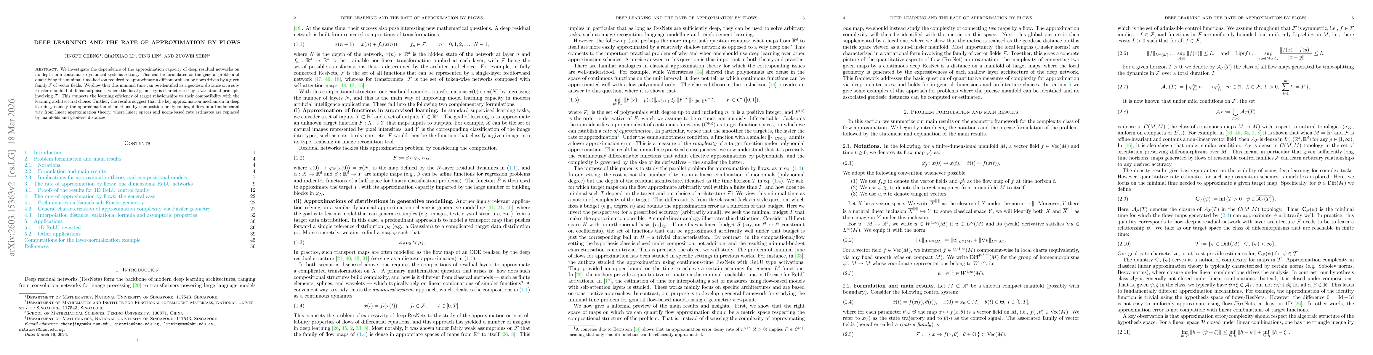 Thumbnail for Deep learning and the rate of approximation by flows