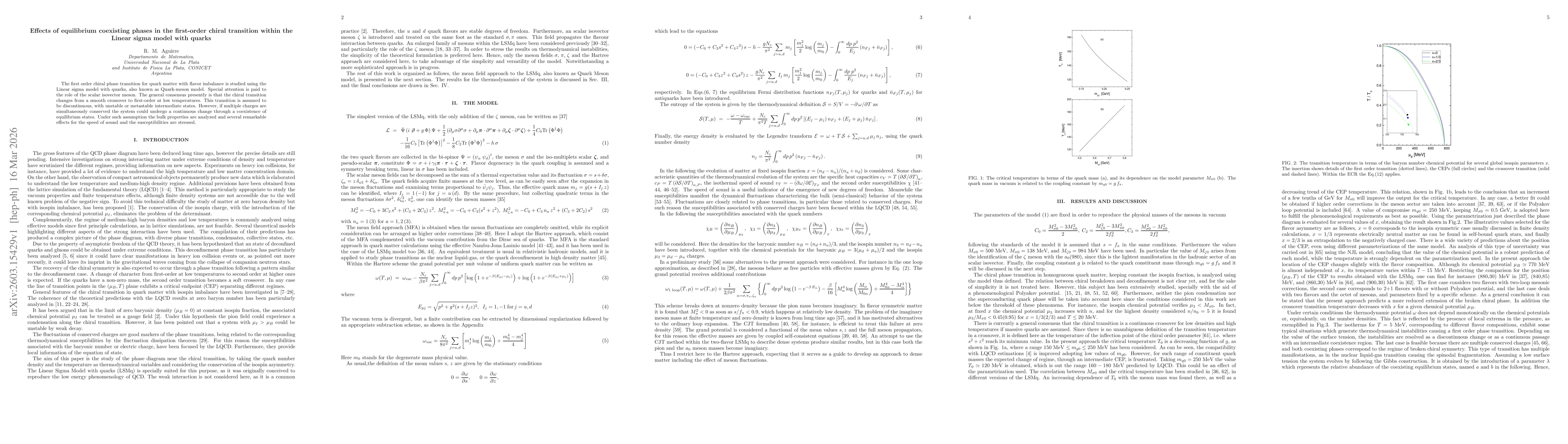 Thumbnail for Effects of equilibrium coexisting phases in the first-order chiral transition within the Linear sigma model with quarks