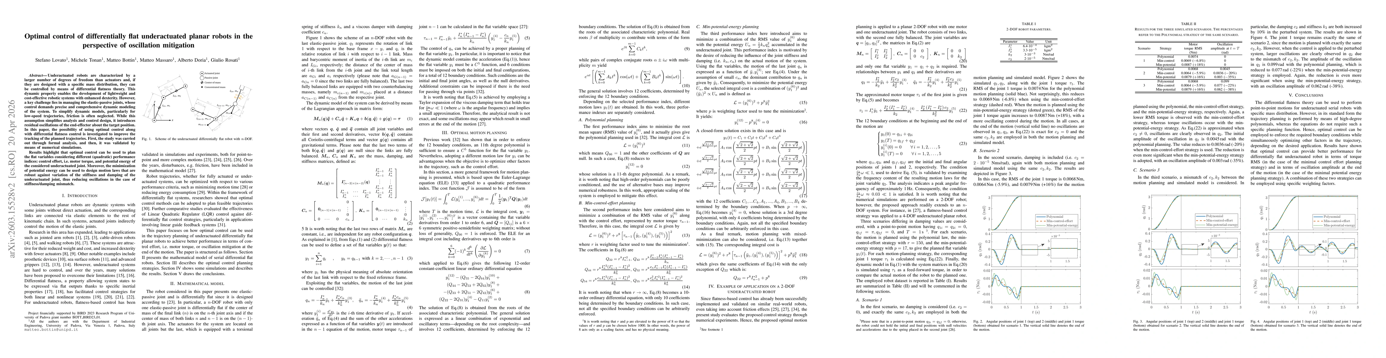 Thumbnail for Optimal control of differentially flat underactuated planar robots in the perspective of oscillation mitigation