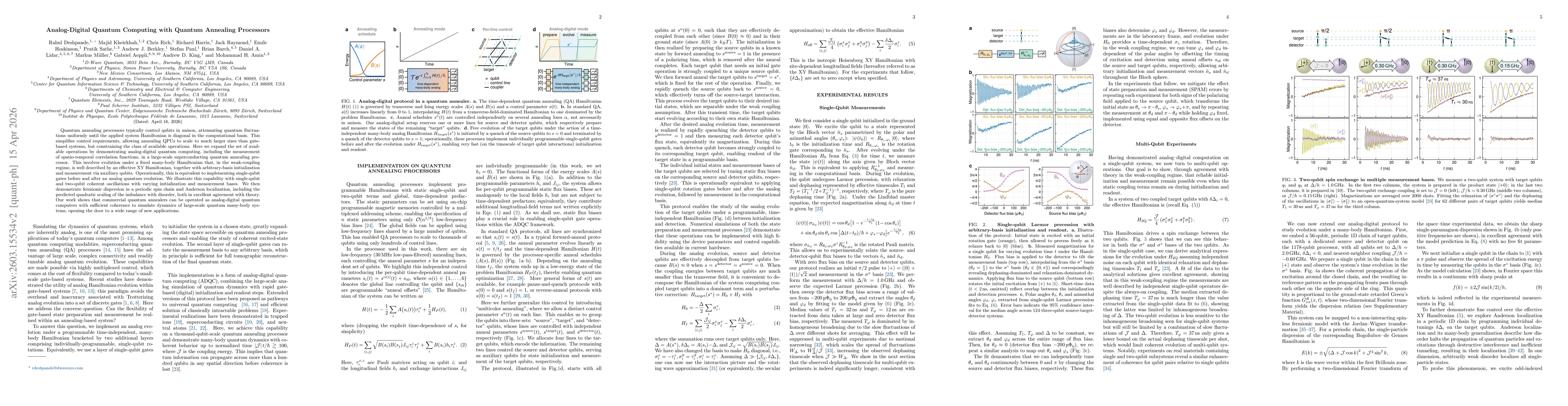 Thumbnail for Analog-Digital Quantum Computing with Quantum Annealing Processors