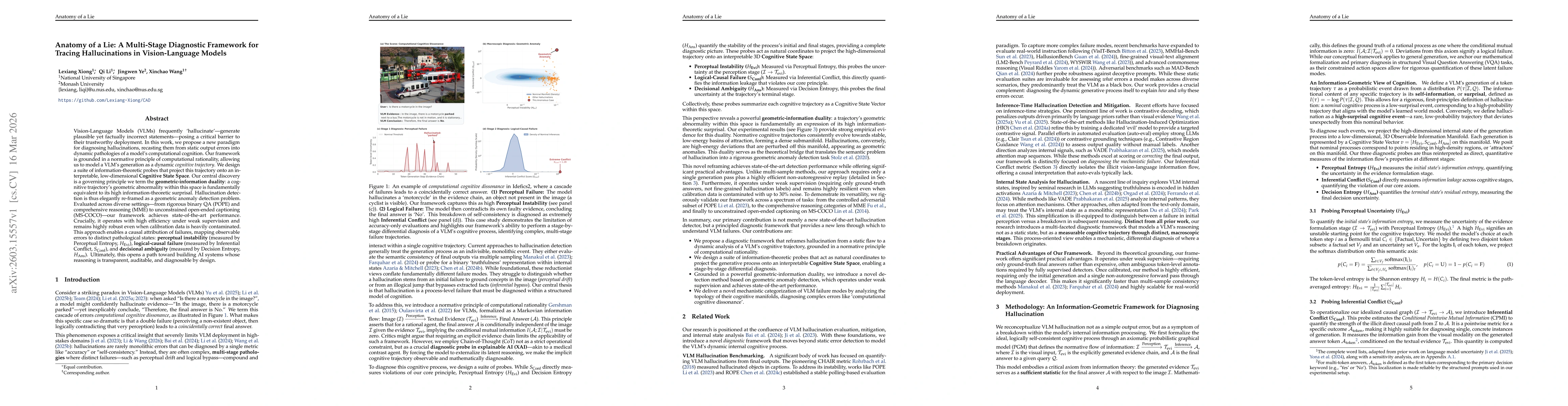 Thumbnail for Anatomy of a Lie: A Multi-Stage Diagnostic Framework for Tracing Hallucinations in Vision-Language Models