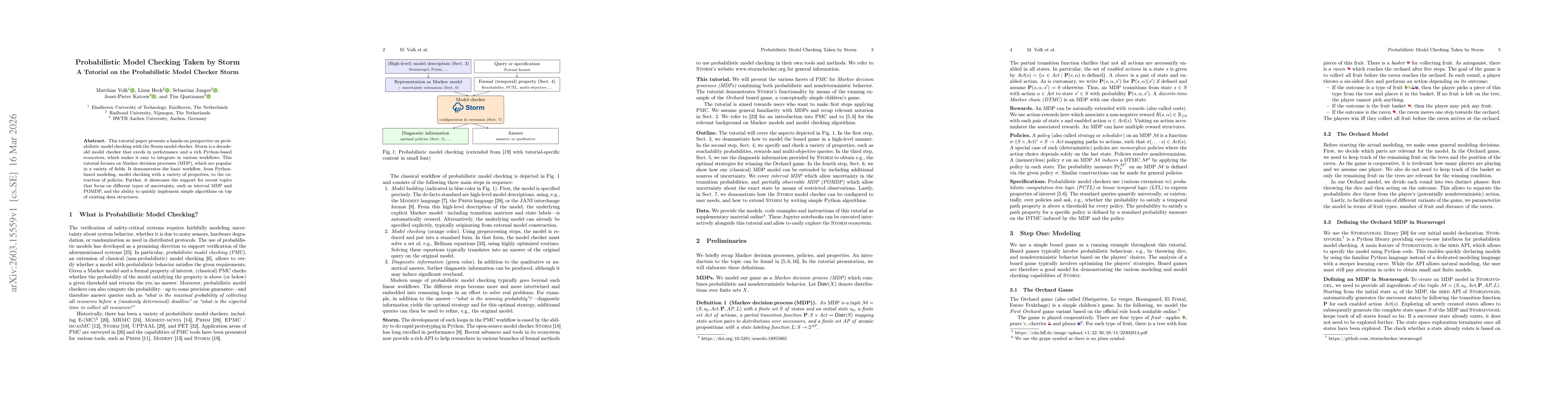 Thumbnail for Probabilistic Model Checking Taken by Storm