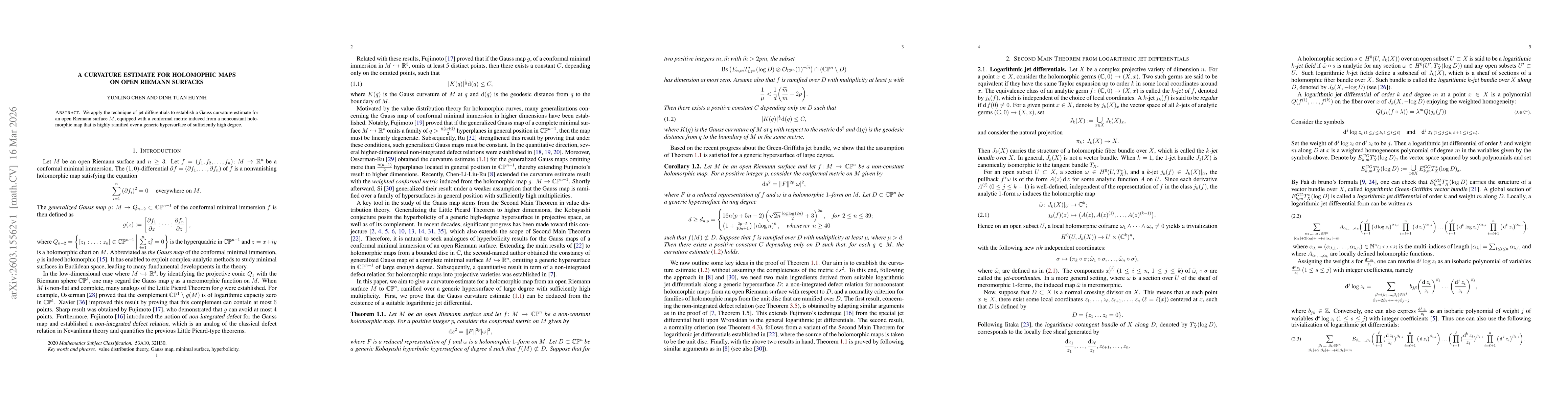 Thumbnail for A curvature estimate for holomophic maps on open Riemann surfaces