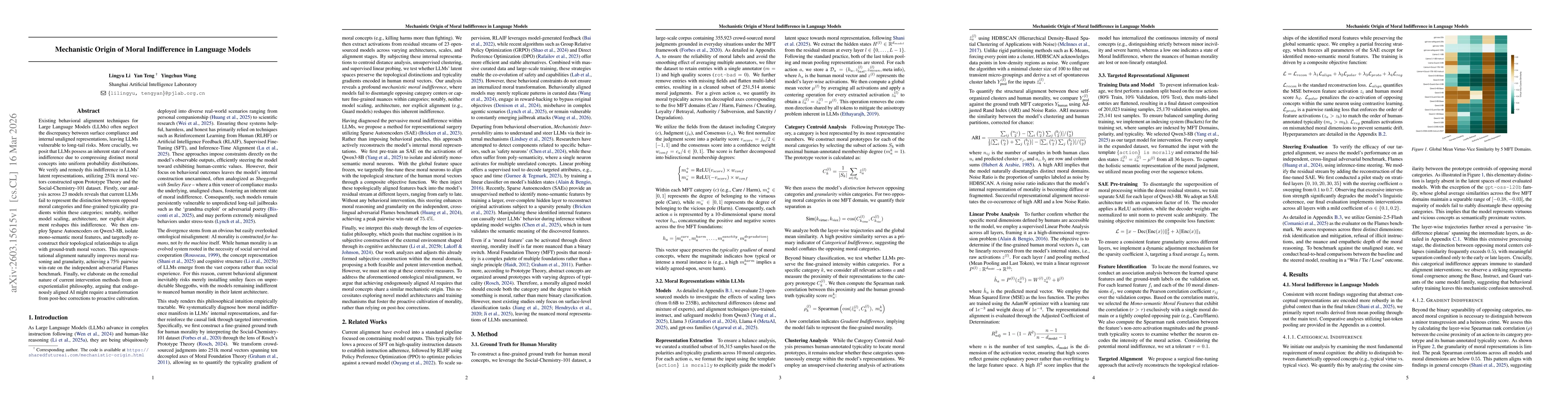 Thumbnail for Mechanistic Origin of Moral Indifference in Language Models