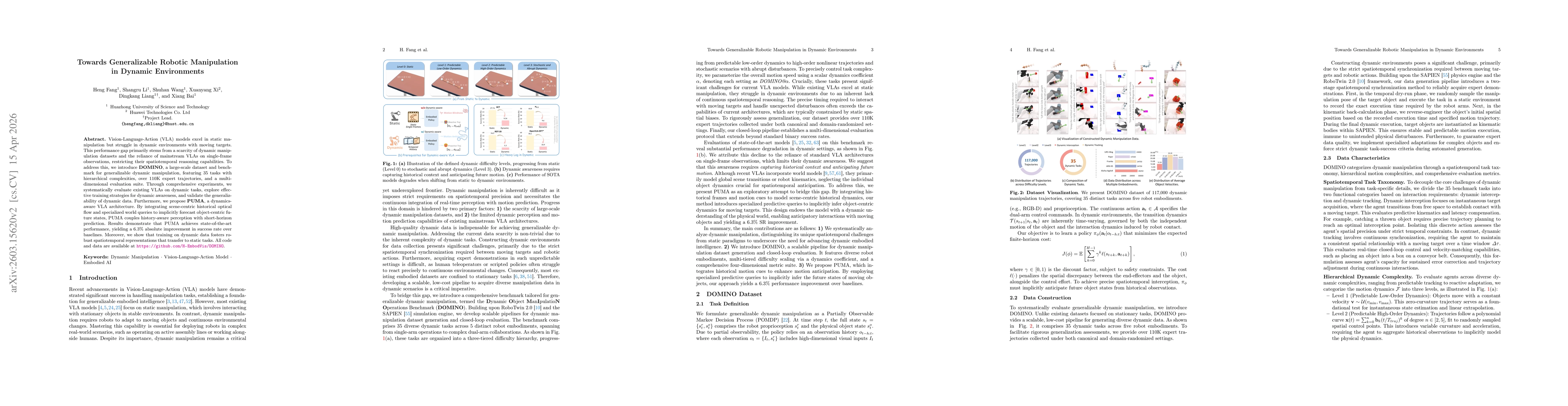 Thumbnail for Towards Generalizable Robotic Manipulation in Dynamic Environments