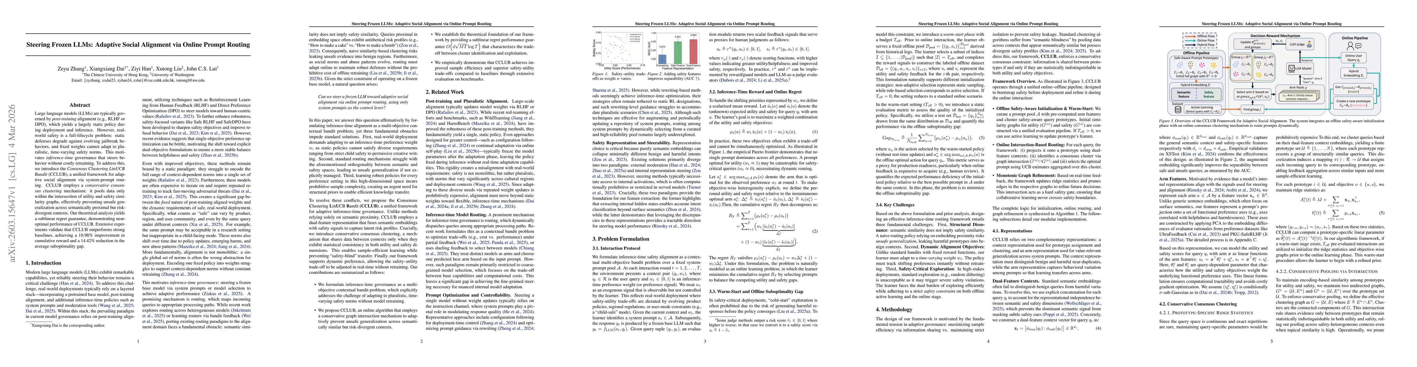 Thumbnail for Steering Frozen LLMs: Adaptive Social Alignment via Online Prompt Routing