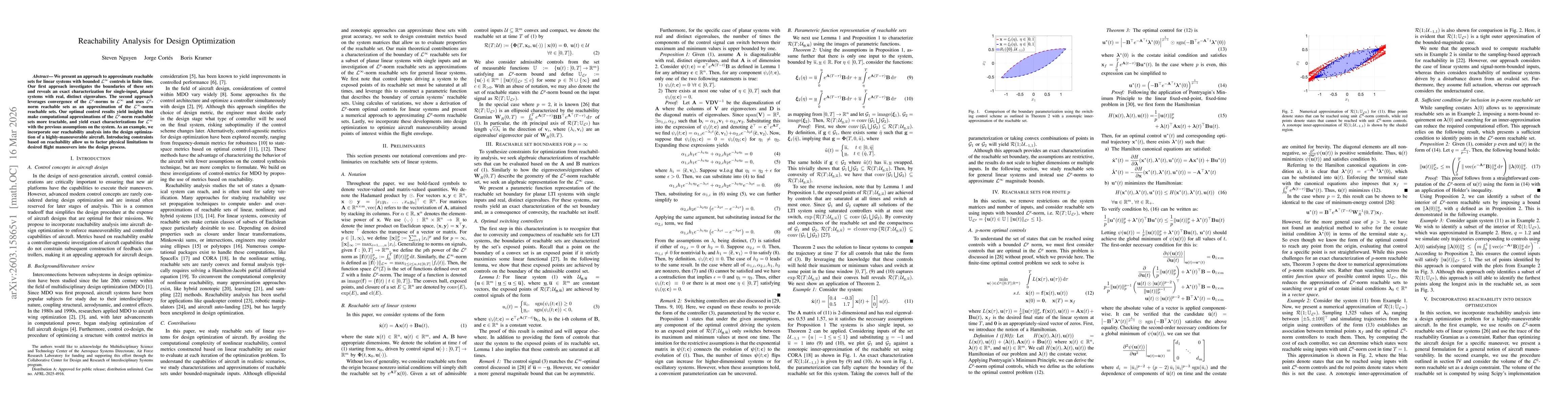 Thumbnail for Reachability Analysis for Design Optimization
