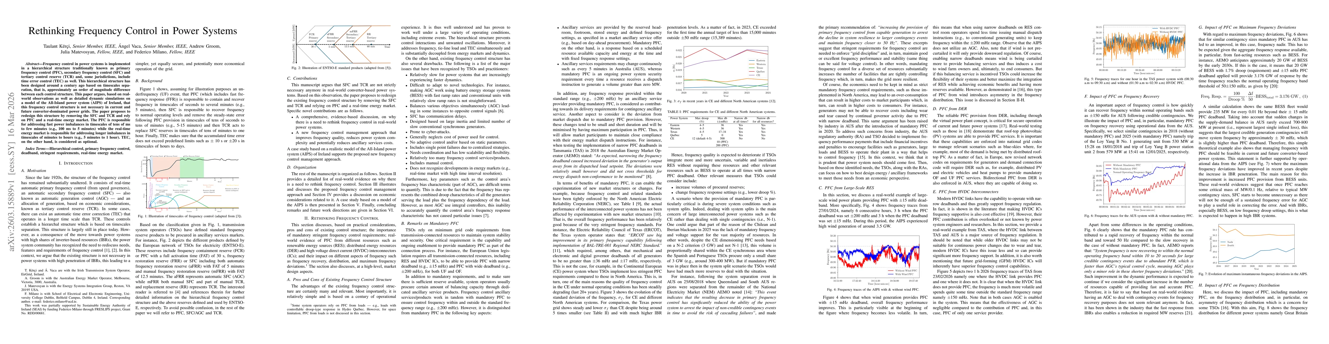 Thumbnail for Rethinking Frequency Control in Power Systems