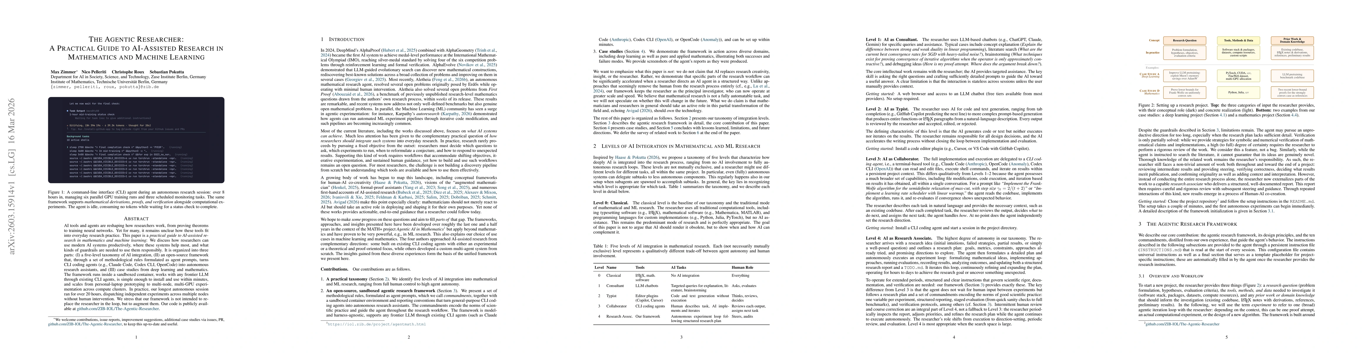 Thumbnail for The Agentic Researcher: A Practical Guide to AI-Assisted Research in Mathematics and Machine Learning