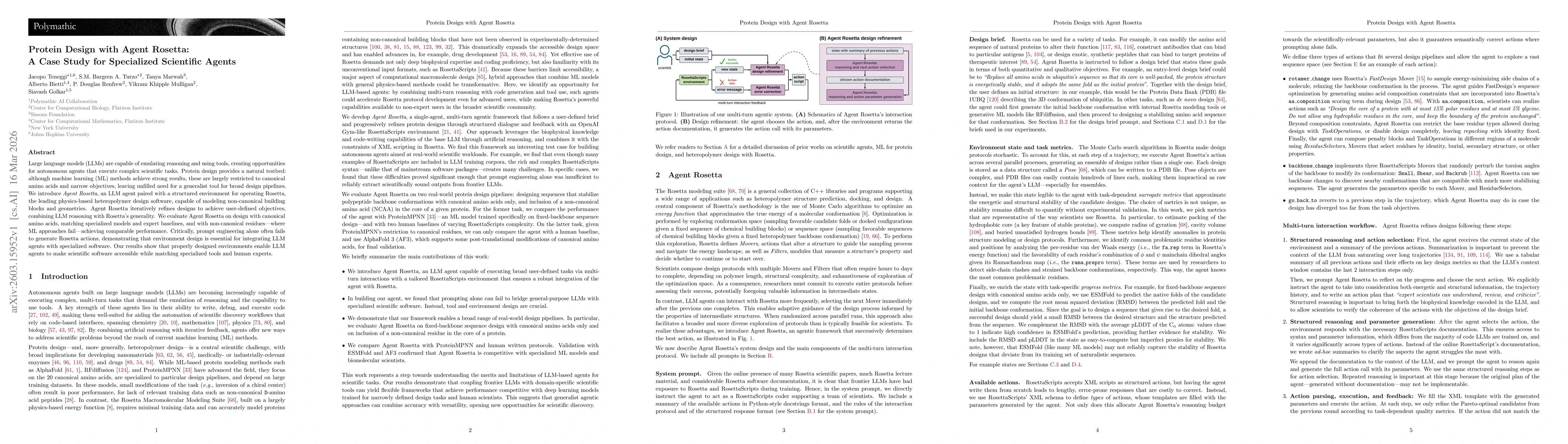 Thumbnail for Protein Design with Agent Rosetta: A Case Study for Specialized Scientific Agents