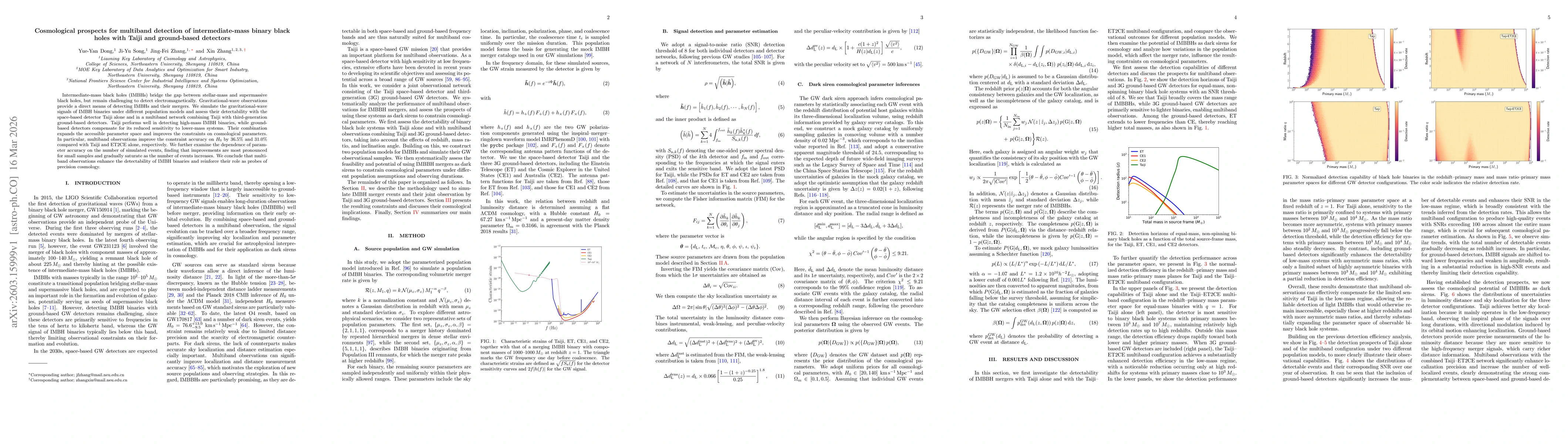 Thumbnail for Cosmological prospects for multiband detection of intermediate-mass binary black holes with Taiji and ground-based detectors