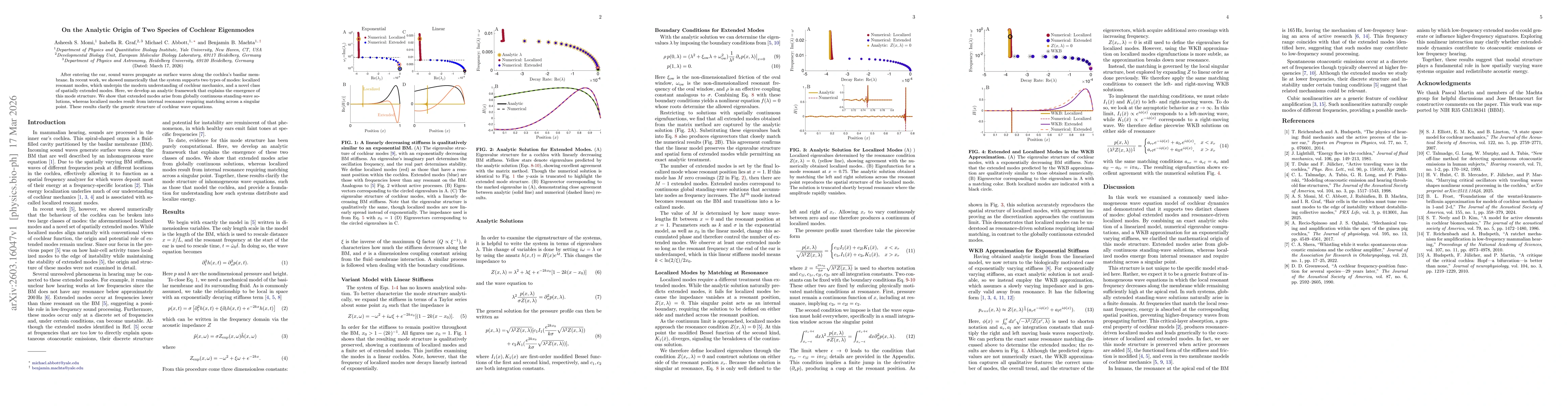 Thumbnail for On the Analytic Origin of Two Species of Cochlear Eigenmodes