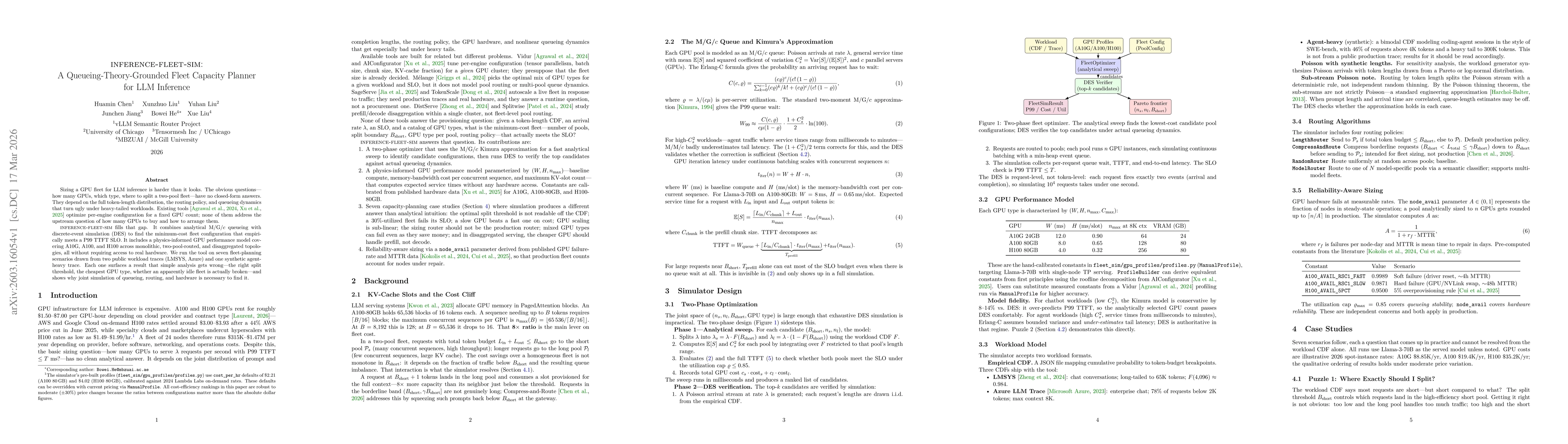 Thumbnail for inference-fleet-sim: A Queueing-Theory-Grounded Fleet Capacity Planner for LLM Inference