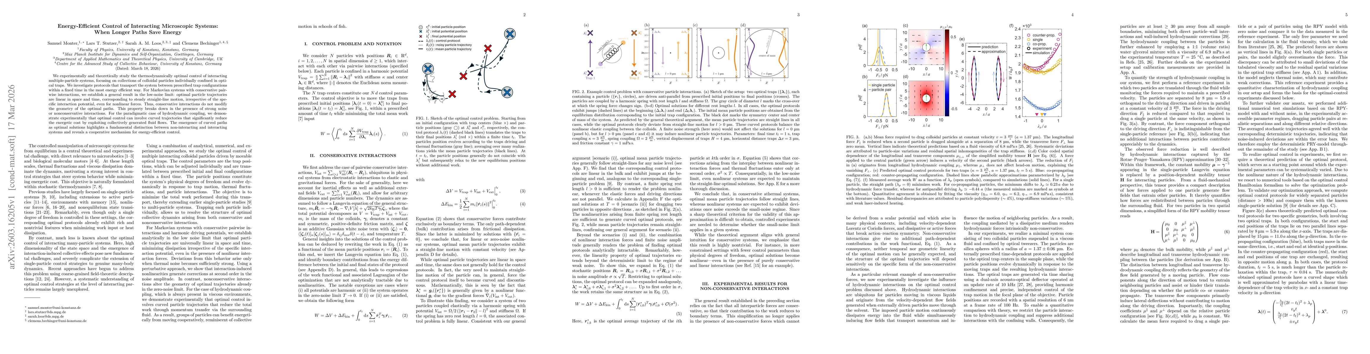 Thumbnail for Energy-Efficient Control of Interacting Microscopic Systems: When Longer Paths Save Energy