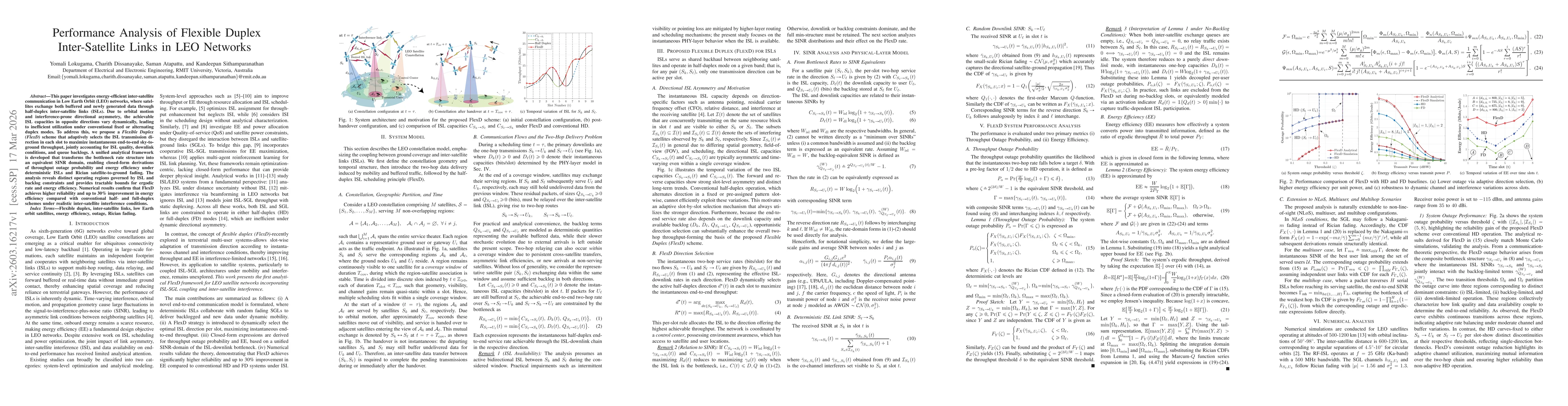 Thumbnail for Performance Analysis of Flexible Duplex Inter-Satellite Links in LEO Networks
