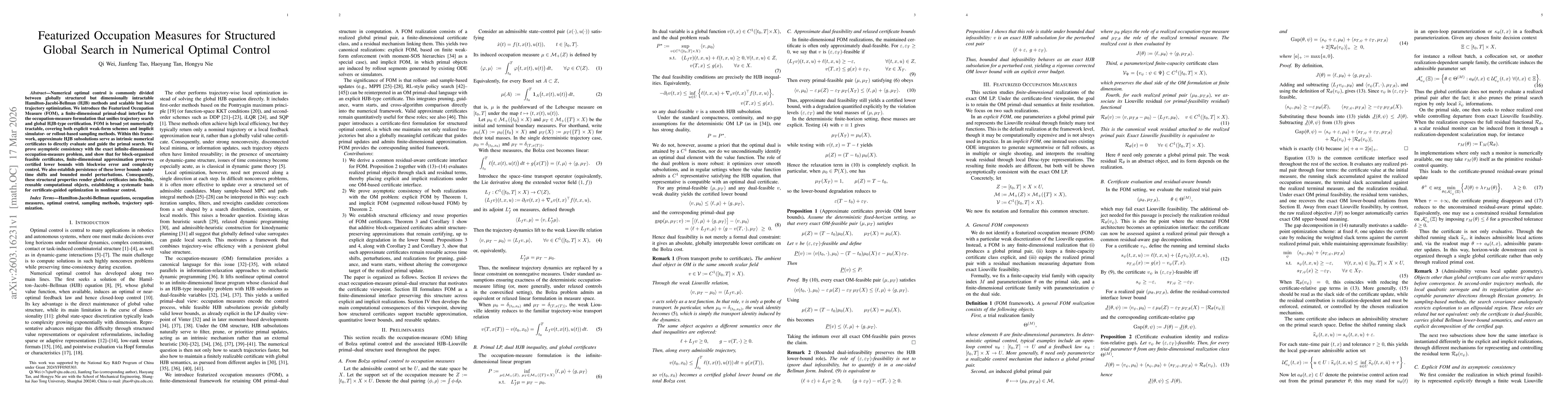 Thumbnail for Featurized Occupation Measures for Structured Global Search in Numerical Optimal Control