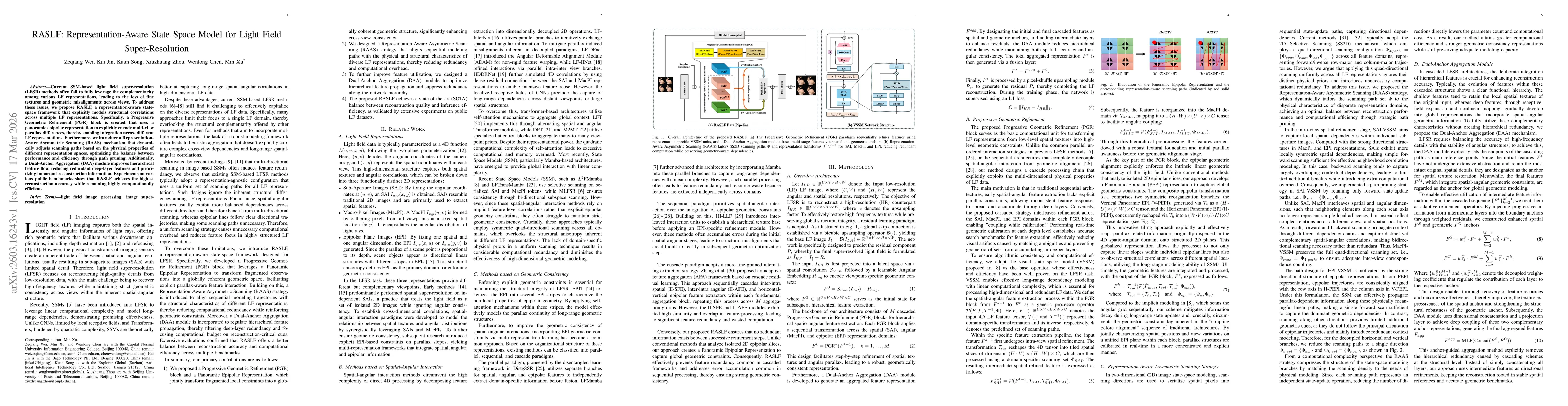 Thumbnail for RASLF: Representation-Aware State Space Model for Light Field Super-Resolution