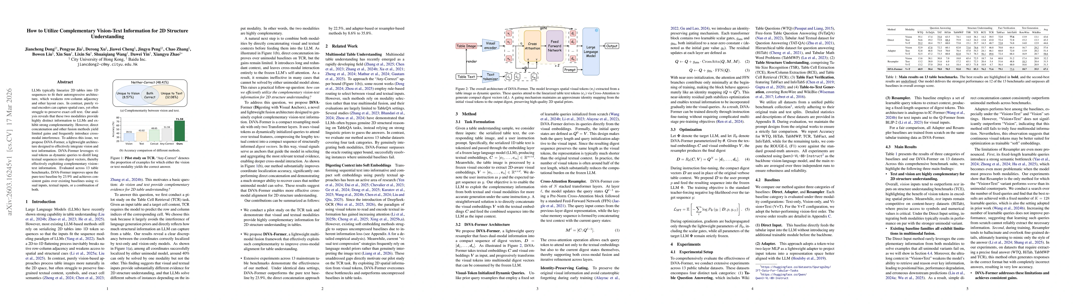 Thumbnail for How to Utilize Complementary Vision-Text Information for 2D Structure Understanding