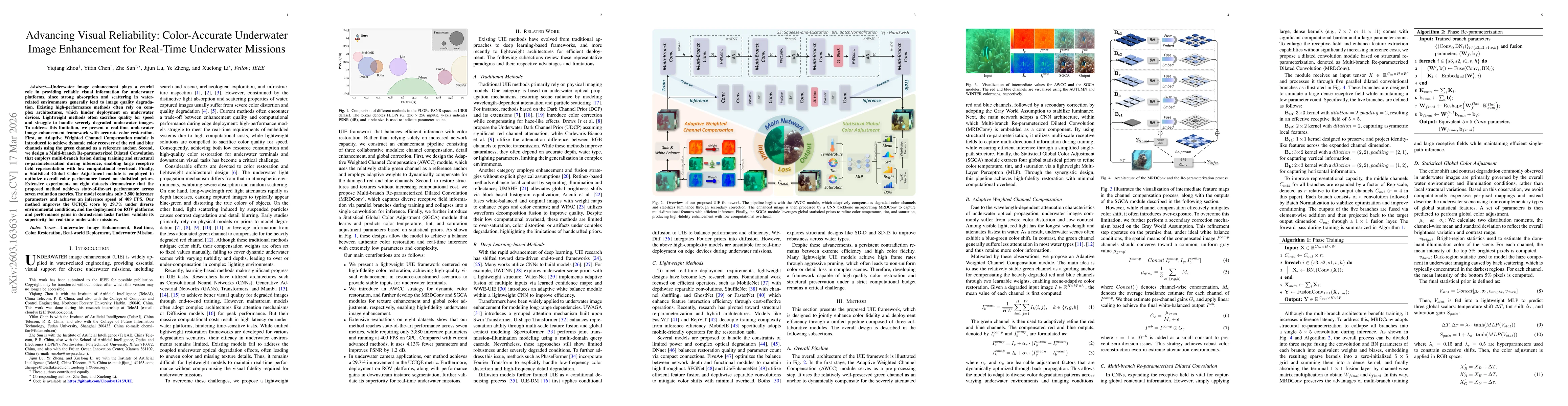 Thumbnail for Advancing Visual Reliability: Color-Accurate Underwater Image Enhancement for Real-Time Underwater Missions