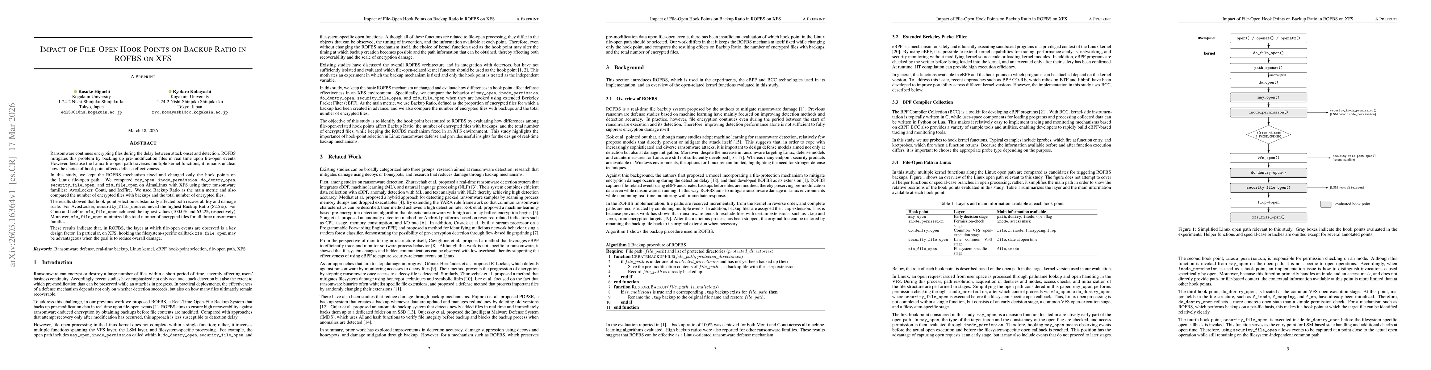 Thumbnail for Impact of File-Open Hook Points on Backup Ratio in ROFBS on XFS