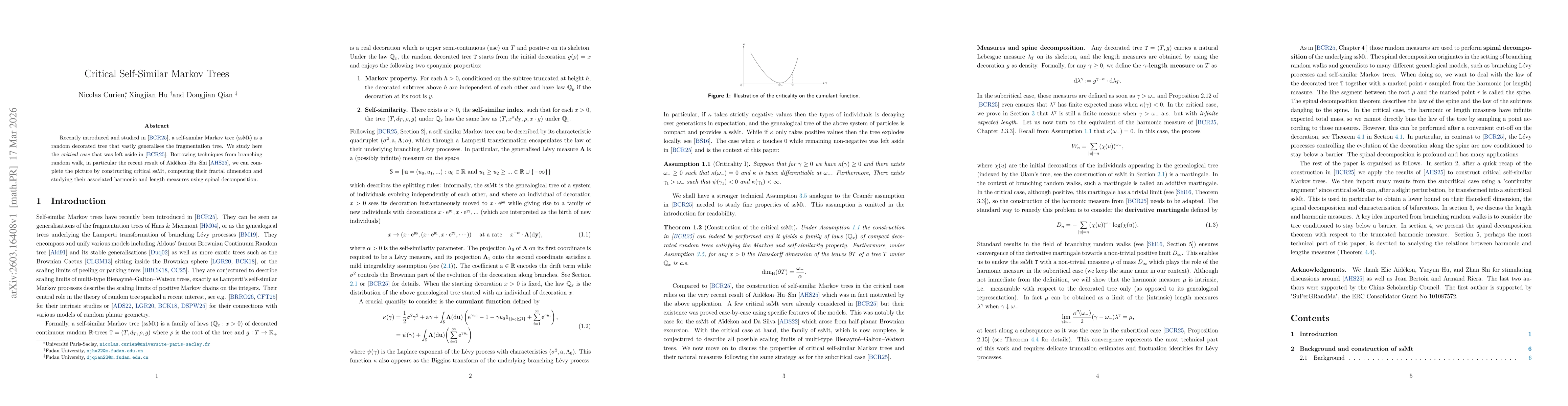 Thumbnail for Critical Self-Similar Markov Trees