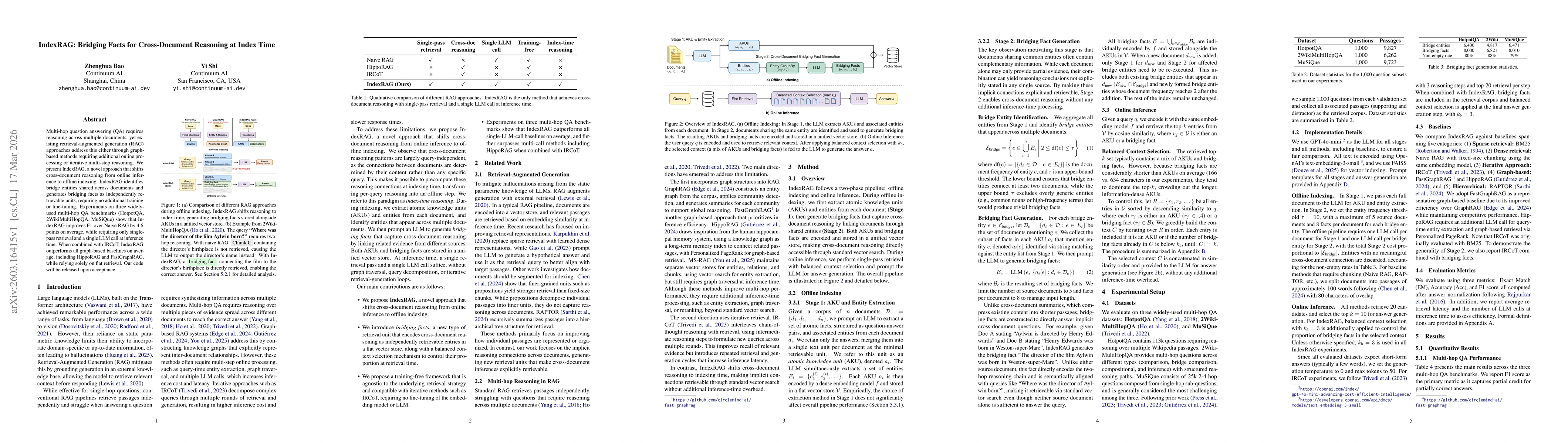 Thumbnail for IndexRAG: Bridging Facts for Cross-Document Reasoning at Index Time