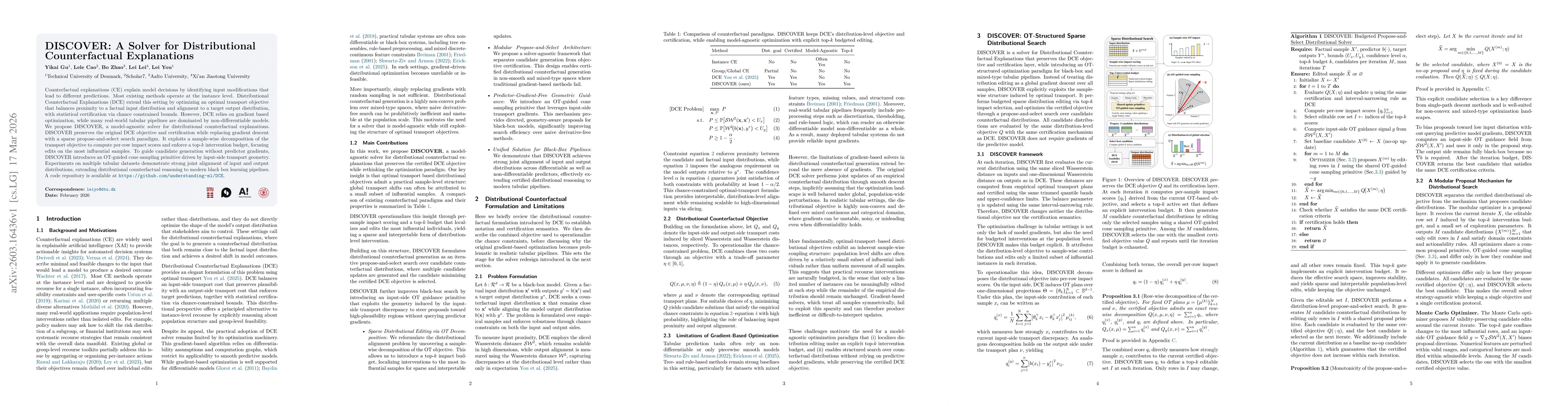 Thumbnail for DISCOVER: A Solver for Distributional Counterfactual Explanations