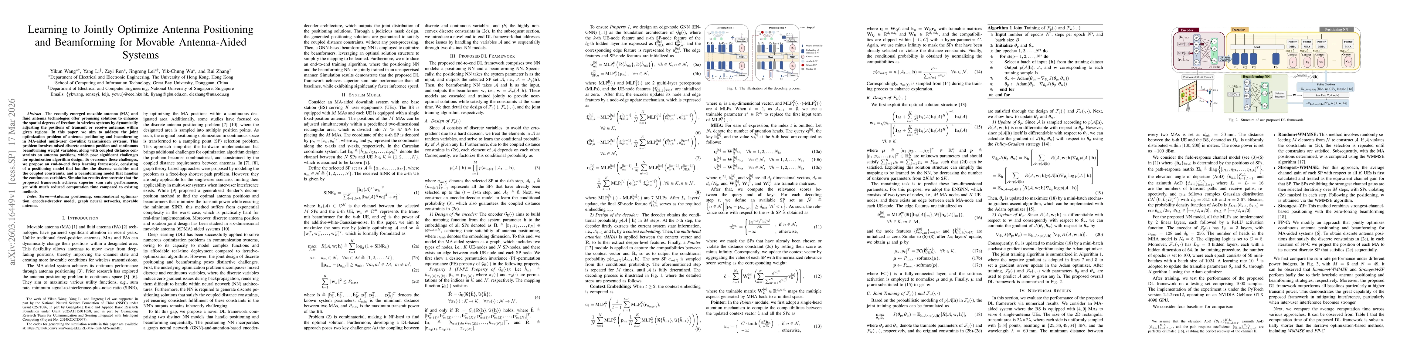 Thumbnail for Learning to Jointly Optimize Antenna Positioning and Beamforming for Movable Antenna-Aided Systems