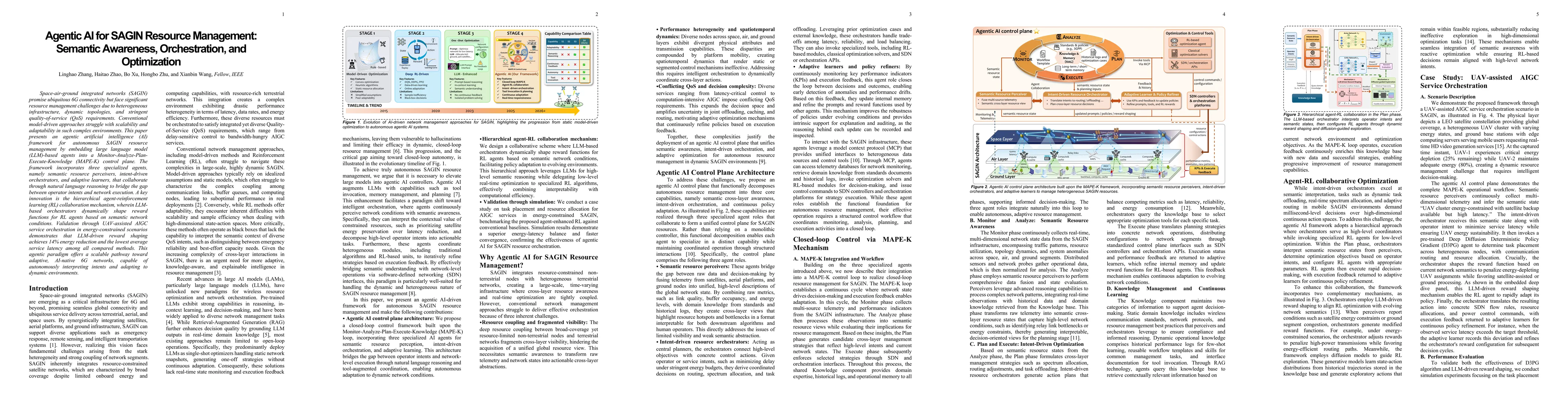 Thumbnail for Agentic AI for SAGIN Resource Management_Semantic Awareness, Orchestration, and Optimization