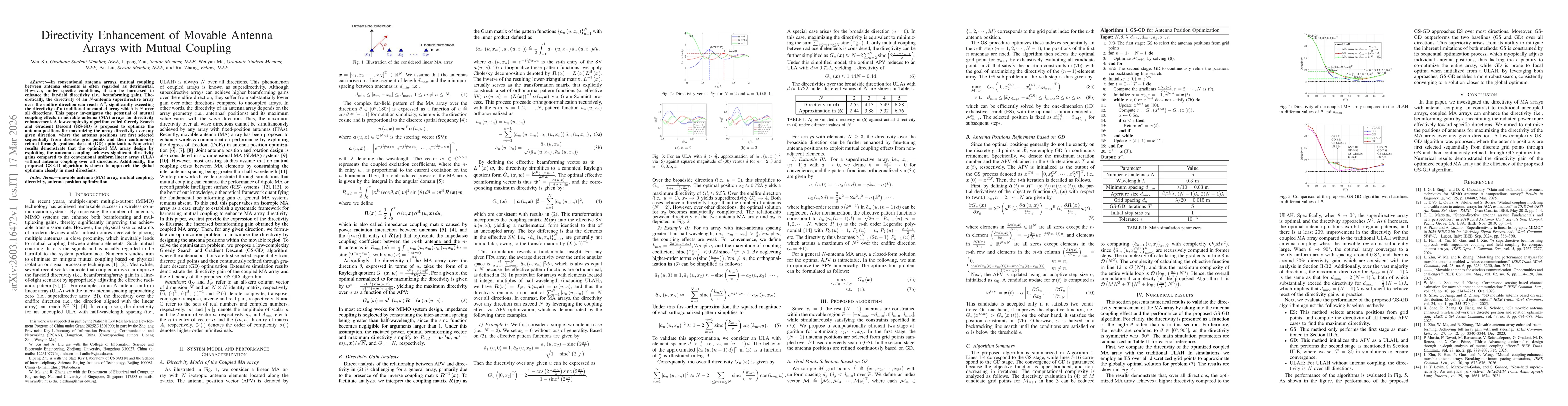 Thumbnail for Directivity Enhancement of Movable Antenna Arrays with Mutual Coupling