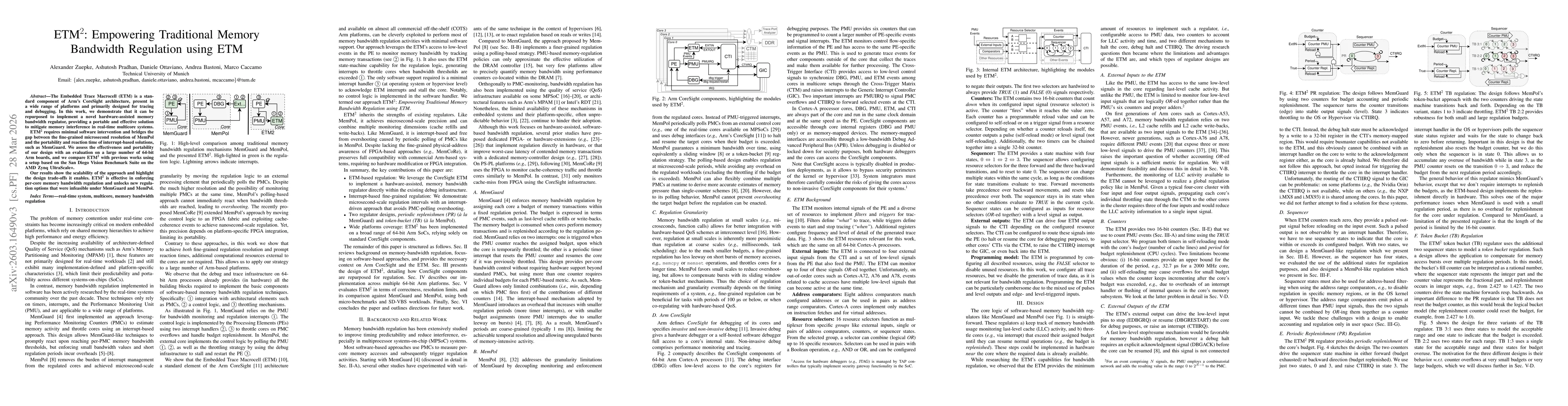 Thumbnail for ETM2: Empowering Traditional Memory Bandwidth Regulation using ETM