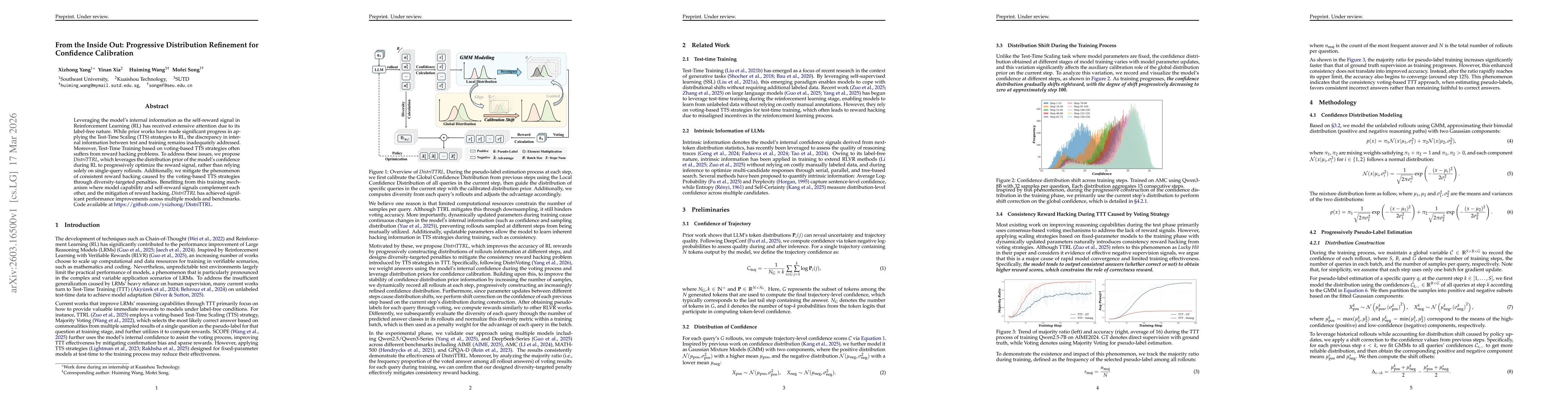 Thumbnail for From the Inside Out: Progressive Distribution Refinement for Confidence Calibration