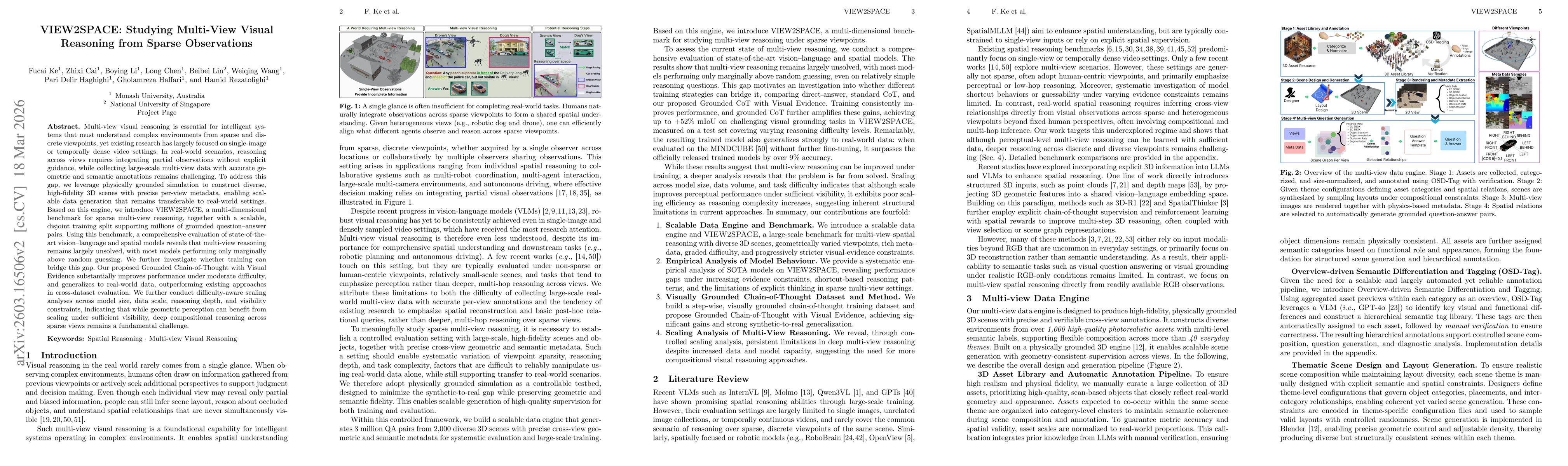 Thumbnail for VIEW2SPACE: Studying Multi-View Visual Reasoning from Sparse Observations