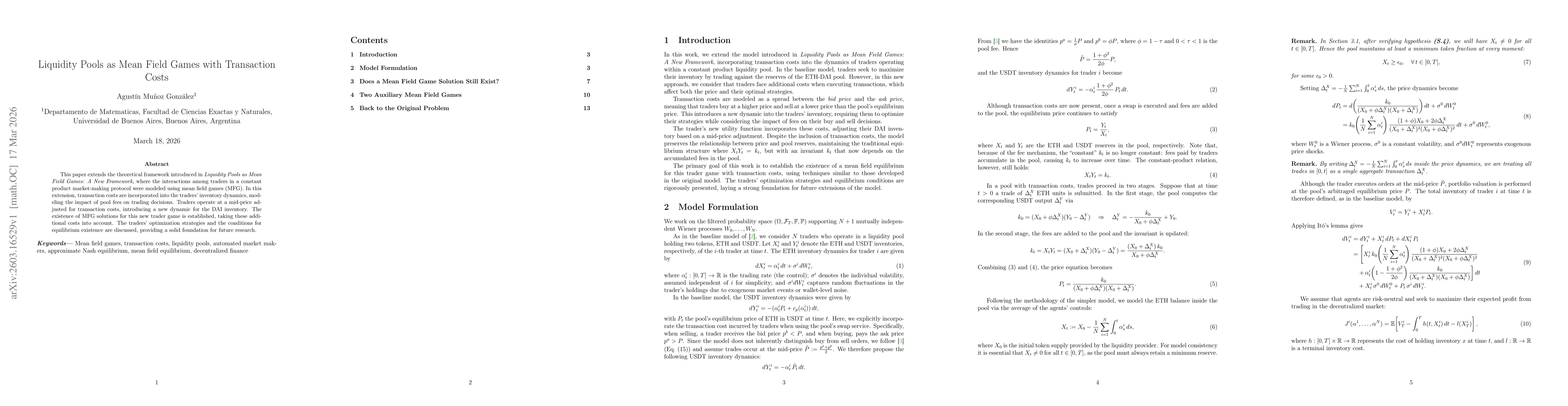 Thumbnail for Liquidity Pools as Mean Field Games with Transaction Costs