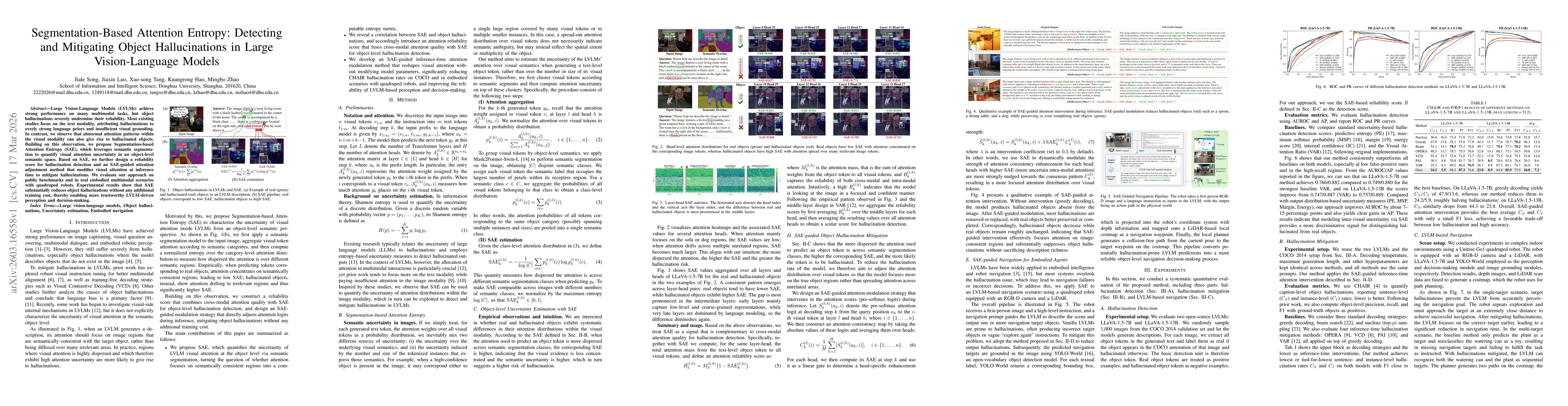Thumbnail for Segmentation-Based Attention Entropy: Detecting and Mitigating Object Hallucinations in Large Vision-Language Models